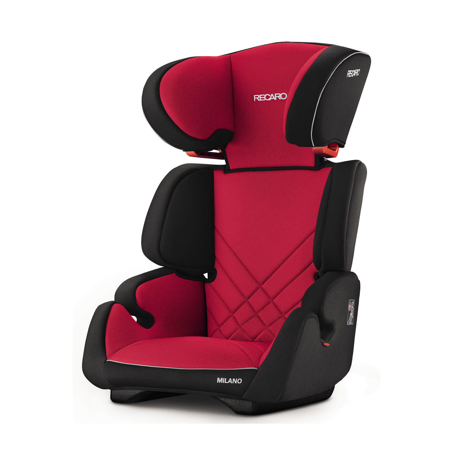 Recaro Germany Milano Racing Red Child Seat (1536 kg) (3380 lbs