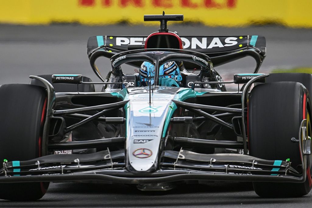 Russell wins in Baku as Mercedes engines take record 252nd win