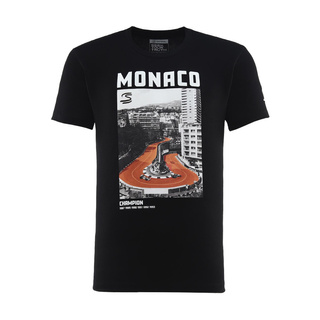 2025 Ayrton Senna F1 Collection Mens Monaco Graphic T-Shirt
