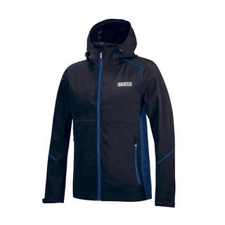  Sparco Italy Mens SHELL jacket black-blue