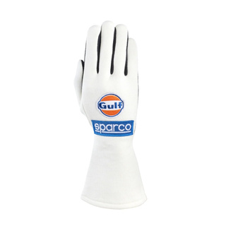 Sparco Italy LAND GULF Rally Gloves MY25 white (FIA)