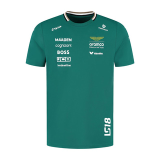 2025 Aston Martin Aramco F1 Mens Stroll Team T-Shirt