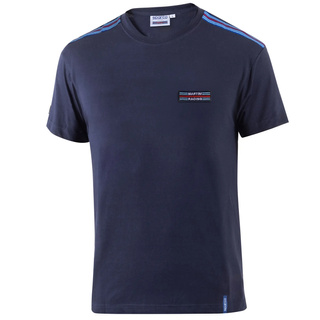 Sparco Italy Martini Racing Top Stripes Mens T-shirt navy