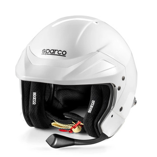 Sparco Italy Flux RJ-i Helmet White (FIA)