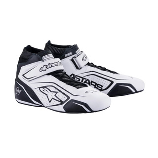Alpinestars Italy TECH 1-T V3 Race Shoes White/Black (FIA)