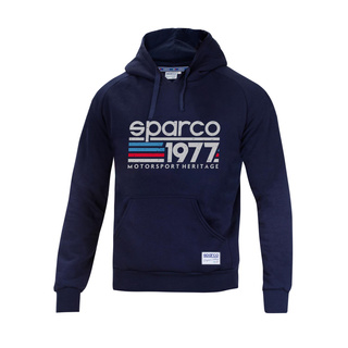 Sparco Italy Mens 1977 Hoodie navy blue