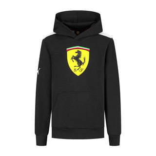2025 Scuderia Ferrari F1 Kids Hoodie Shield black