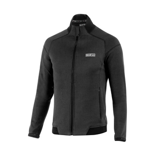 Sparco Italy Full Zip PRO Mens Sweatshirt black