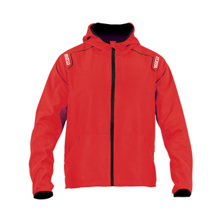 Sparco Italy Mens WILSON Rain Jacket red