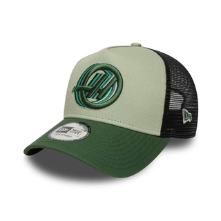 2026 Haas F1 USA Mens Seasonal Trucker baseball cap green