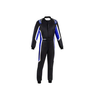 Sparco Italy SPRINT PRO MY25 Race Suit Black-Blue (FIA)