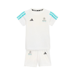 2026 Mercedes AMG F1 DNA Shortsleeve Baby Set White
