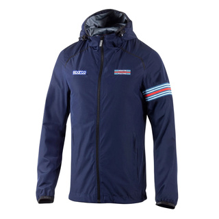 Sparco Martini Racing Italy Mens SL Windbreaker jacket navy blue
