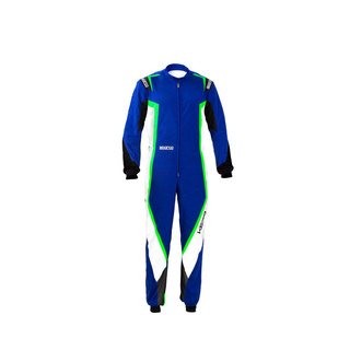 Sparco Italy KERB MY20 Kids Suit blue/green (with CIK-FIA)