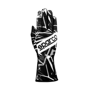 Sparco K-Rookie Racing Gloves Black/White