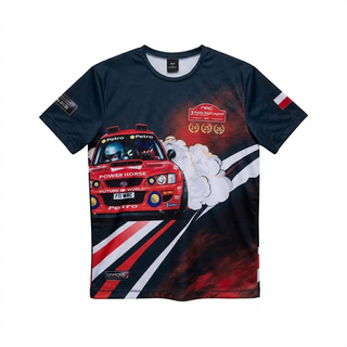 Leszek Kuzaj Kuzi Impreza WRC Cartoon T-shirt