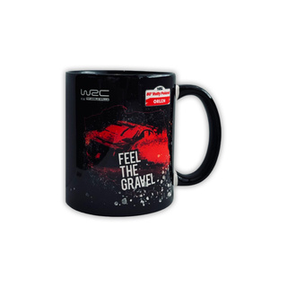 Rally Poland WRC Map Ceramic Mug Black