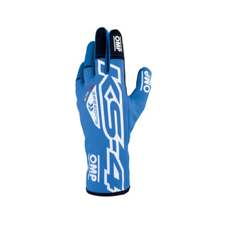 OMP KS-4 MY23 Racing Gloves Blue