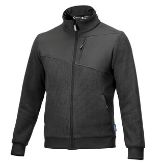 Sparco Grit Fleece Zip Sweatshirt Grey