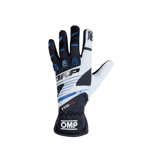 OMP KS-3 MY18 Racing Gloves Black/Blue