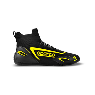 Sparco Hyperdrive Racing Shoes Black/Yellow