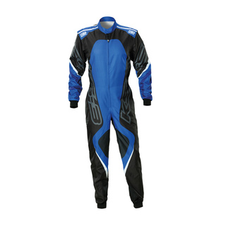 OMP Italy KS-3X Art 8877-2022 Kids Karting Suit black-blue