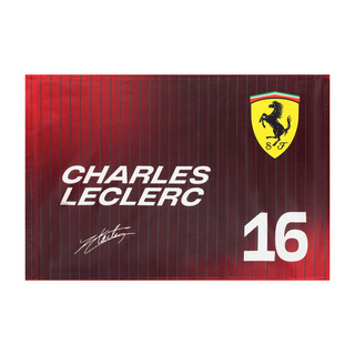 2025 Scuderia Ferrari F1 Collection Charles Leclerc Flag