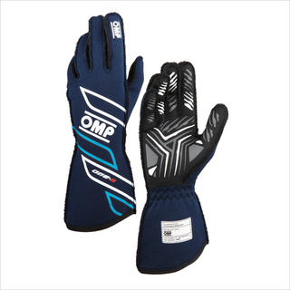 OMP Italy ONE-S MY25 Racing Gloves Navy Blue (FIA)