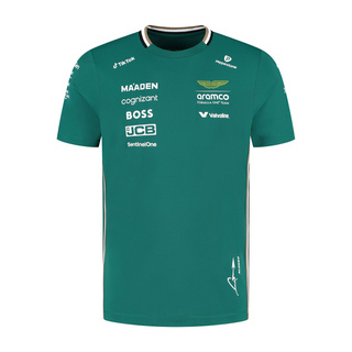 2025 Aston Martin Aramco F1 Mens Alonso Team T-Shirt