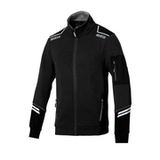 Sparco Tech Zip Sweatshirt Black/Grey