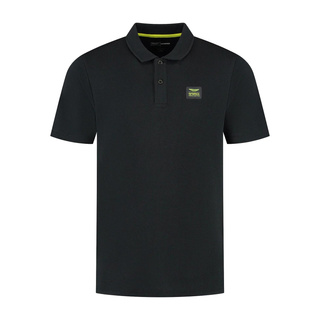 Aston Martin F1 Tech Waffle Polo Shirt Black