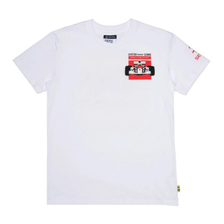 2026 Ayrton Senna Collection Ayrton Senna Formula 1 T-shirt White