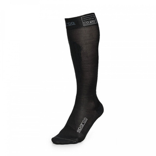Sparco Italy COMPRESSION long socks Black (homologation FIA)