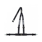 Sparco Italy CLUB H-3M DUAL 3-points Safety Harness black (ECE)