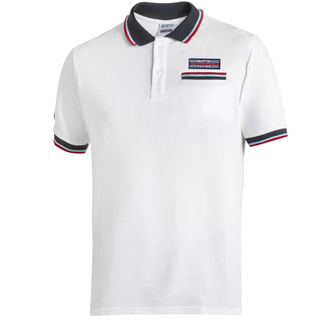 Men's Sparco Martini Pocket white polo shirt
