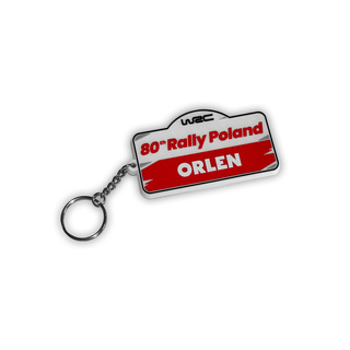 Rally Poland WRC Keyring