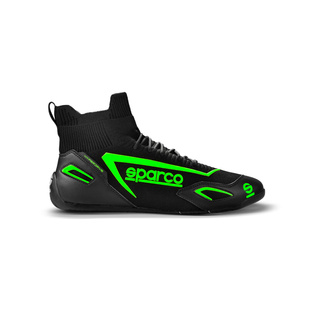Sparco Hyperdrive Racing Shoes Black/Green
