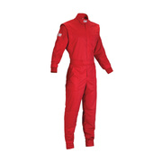 OMP Summer MY14 Mechanics Suit Red