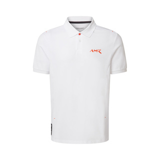 2026 Aston Martin Racing AMR Logo Polo Shirt White