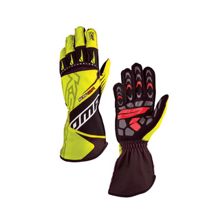 OMP KS-2R MY22 Racing Gloves Yellow