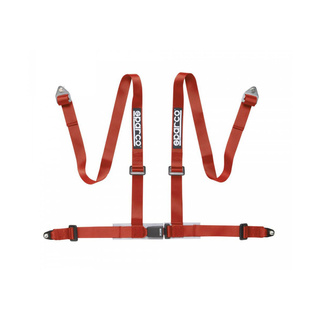 Sparco Italy CLUB H-4 4-points Safety Harness red (ECE)