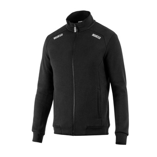 Sparco Italy Full Zip SL Mens Sweatshirt black