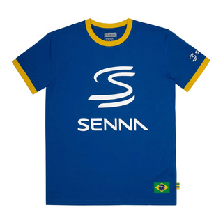 2026 Ayrton Senna Collection Ayrton Senna Legacy T-shirt Blue