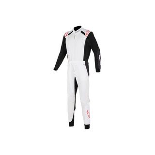 Alpinestars KMX-5 V3 8877-2022 Karting Suit white-black (FIA)
