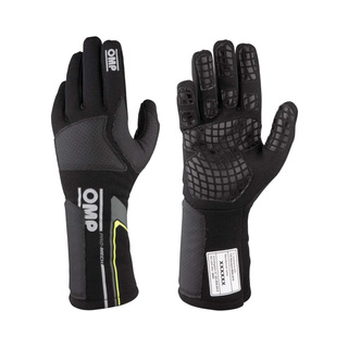 OMP PRO Mech MY21 Racing Gloves Black (FIA)