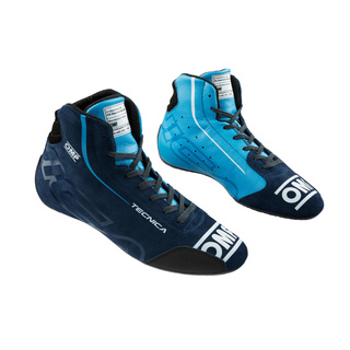 OMP Tecnica MY25 Racing Shoes Navy Blue (FIA)