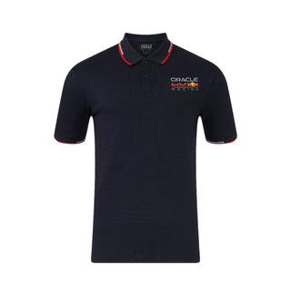  2025 Red Bull Racing F1 Mens Core Logo Polo Shirt navy blue