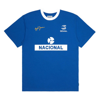 2026 Ayrton Senna Collection Ayrton Senna Nacional Ringer T-shirt