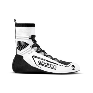 Sparco X-Light+ Racing Shoes White/Black (FIA)
