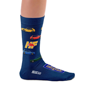 Sparco Lancia Collection Socks Navy Blue